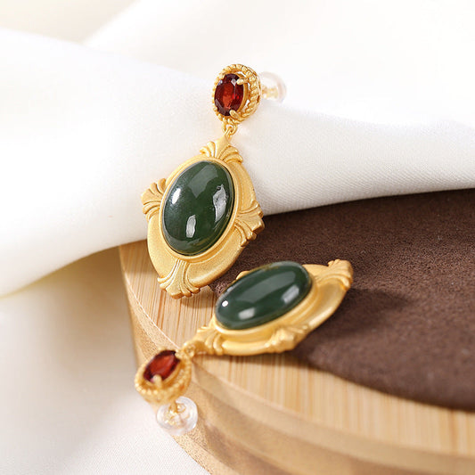 Delicate Artisan Gold Earring