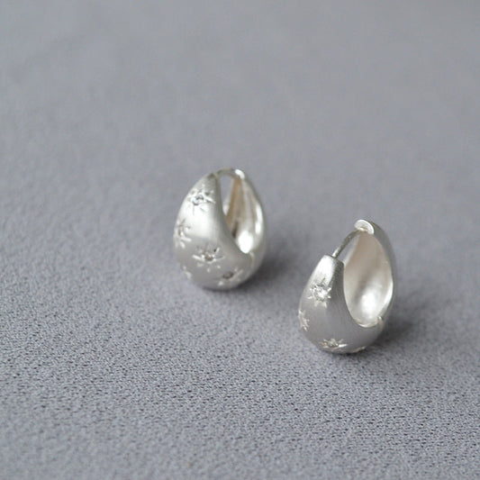 Vintage Handmade Silver Earring