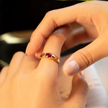 Romantic Gold Ring for Special Moments
