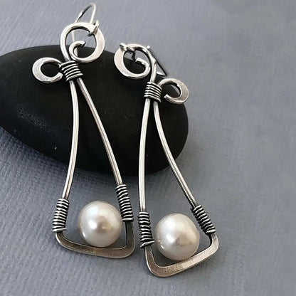 Beautiful Pearl Earring with Unique Style