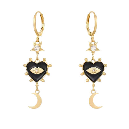 Vintage Handmade Gold Earring
