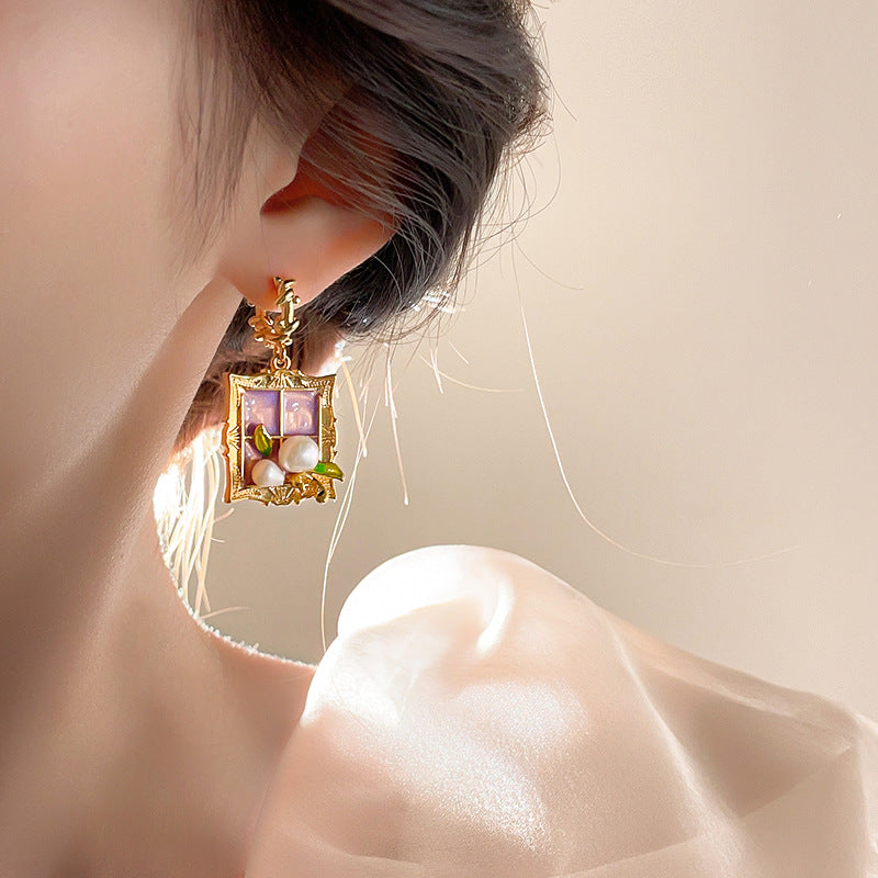 Vintage Handmade Pearl Earring