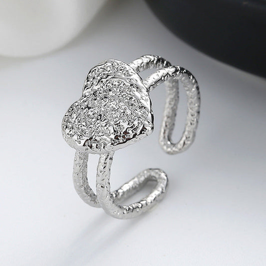 Delicate Artisan Silver Ring
