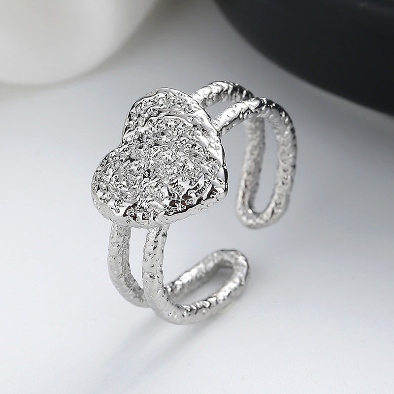 Delicate Artisan Silver Ring