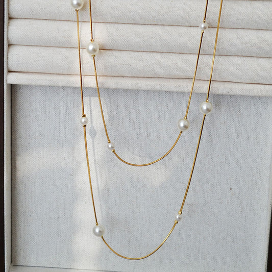 Romantic Pearl Necklace for Special Moments