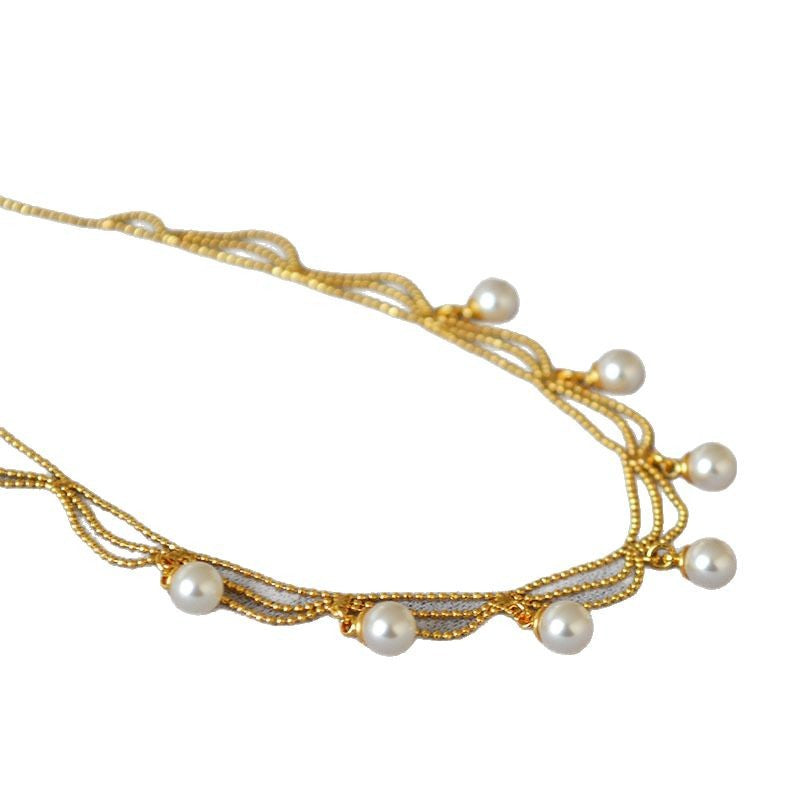 Vintage Handmade Pearl Necklace