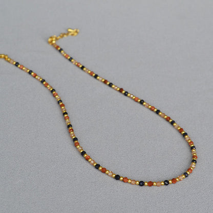 Vintage Handmade Gold Necklace