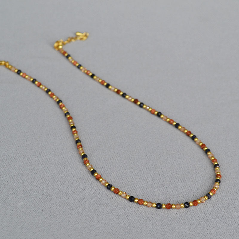 Vintage Handmade Gold Necklace