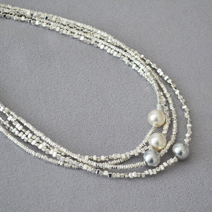 Romantic Silver Necklace for Special Moments