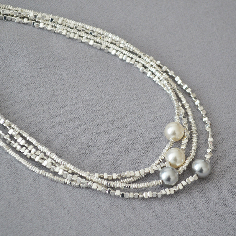 Romantic Silver Necklace for Special Moments