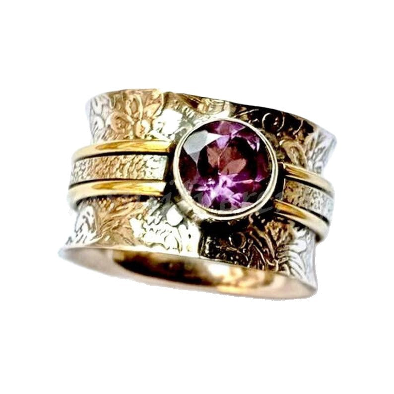 Delicate Artisan Gold Ring