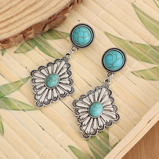 Vintage Handmade Silver Earring