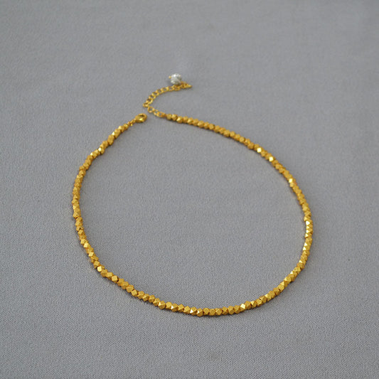 Delicate Artisan Gold Necklace