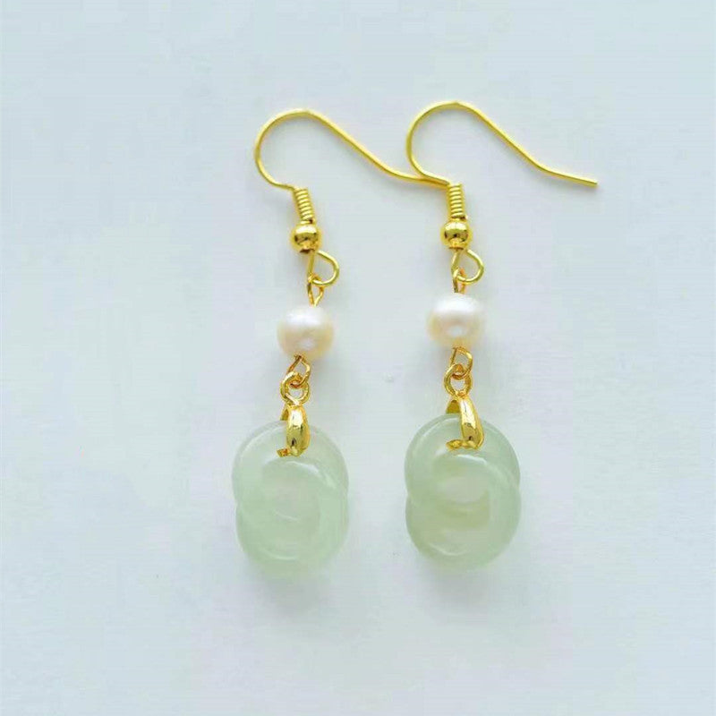 Vintage Handmade Gold Earring