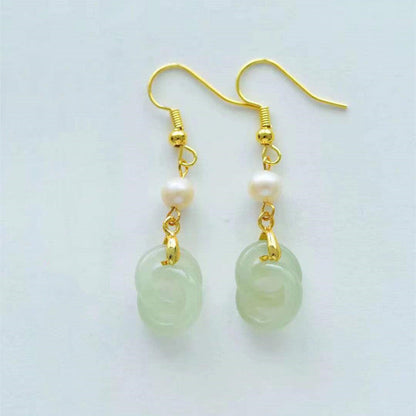 Vintage Handmade Gold Earring