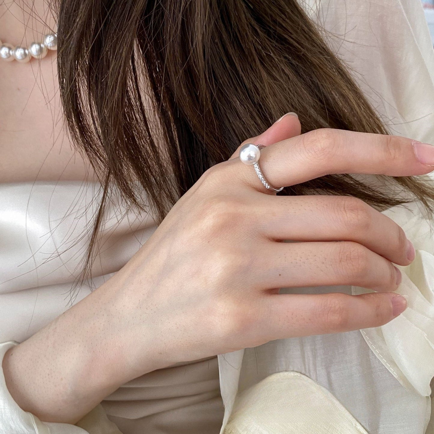 Stunning Pearl Ring for Daily Wear