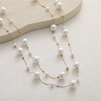 Delicate Artisan Pearl Necklace