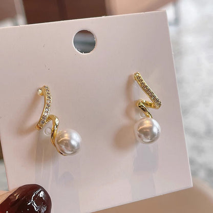 Delicate Artisan Pearl Earring