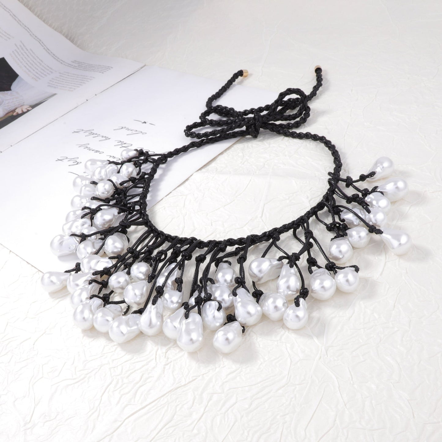 Vintage Handmade Pearl Necklace