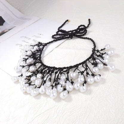 Vintage Handmade Pearl Necklace