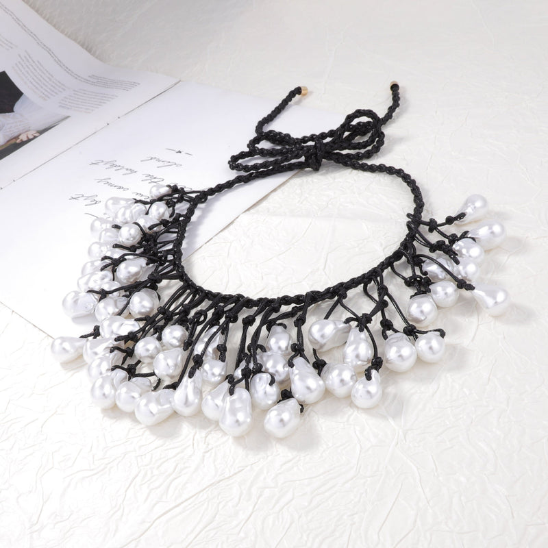 Vintage Handmade Pearl Necklace