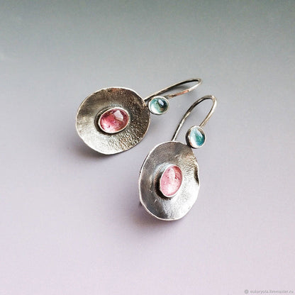 Delicate Artisan Silver Earring