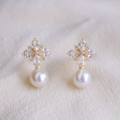 Delicate Artisan Pearl Earring