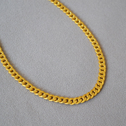 Vintage Handmade Gold Necklace