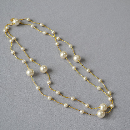 Vintage Handmade Pearl Necklace