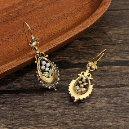 Delicate Artisan Pearl Earring