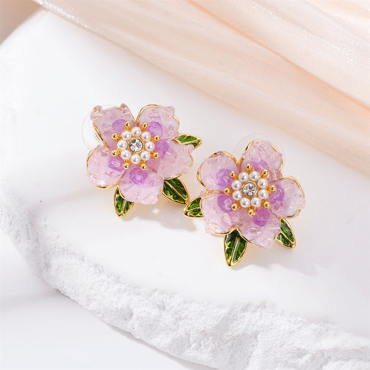 Delicate Artisan Pearl Earring