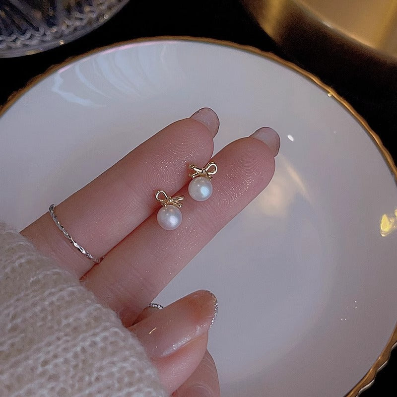 Delicate Artisan Pearl Earring