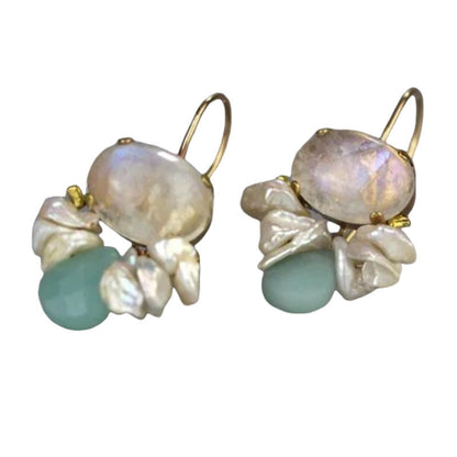 Delicate Artisan Pearl Earring