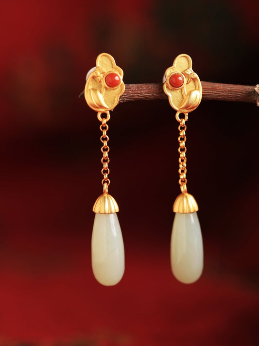 Delicate Artisan Silver Earring