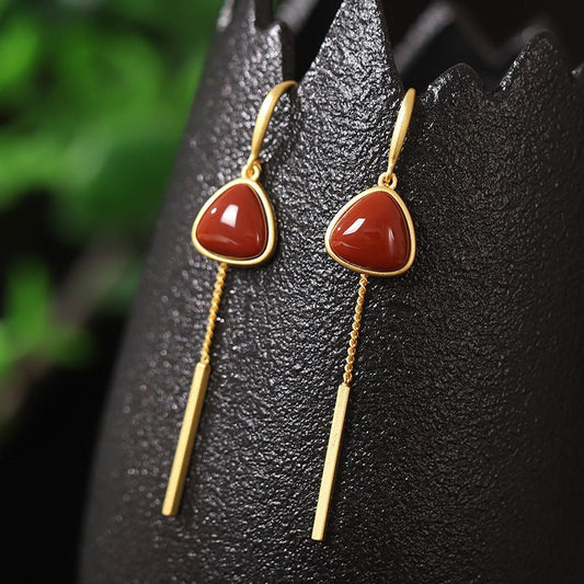 Vintage Handmade Gold Earring