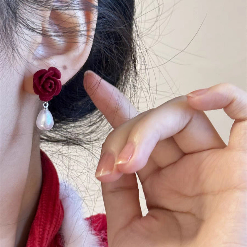 Delicate Artisan Pearl Earring