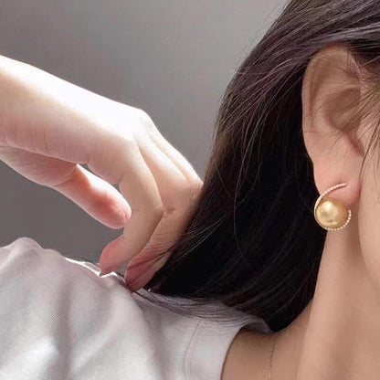 Vintage Handmade Pearl Earring