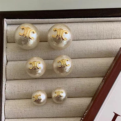 Delicate Artisan Pearl Earring