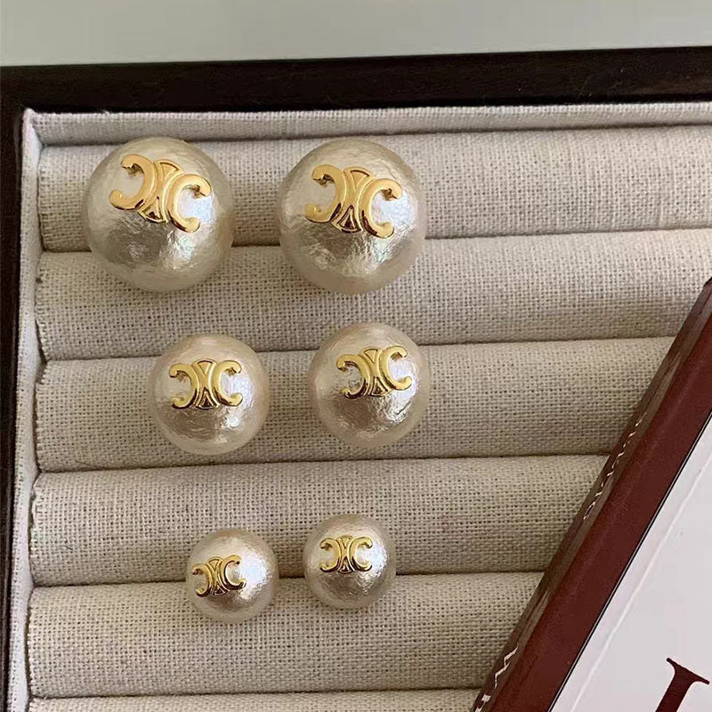 Delicate Artisan Pearl Earring