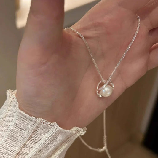 Vintage Handmade Pearl Necklace