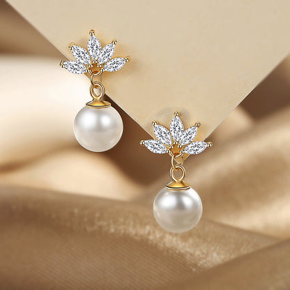 Delicate Artisan Pearl Earring