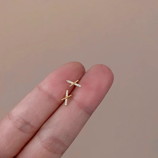 Vintage Handmade Gold Earring