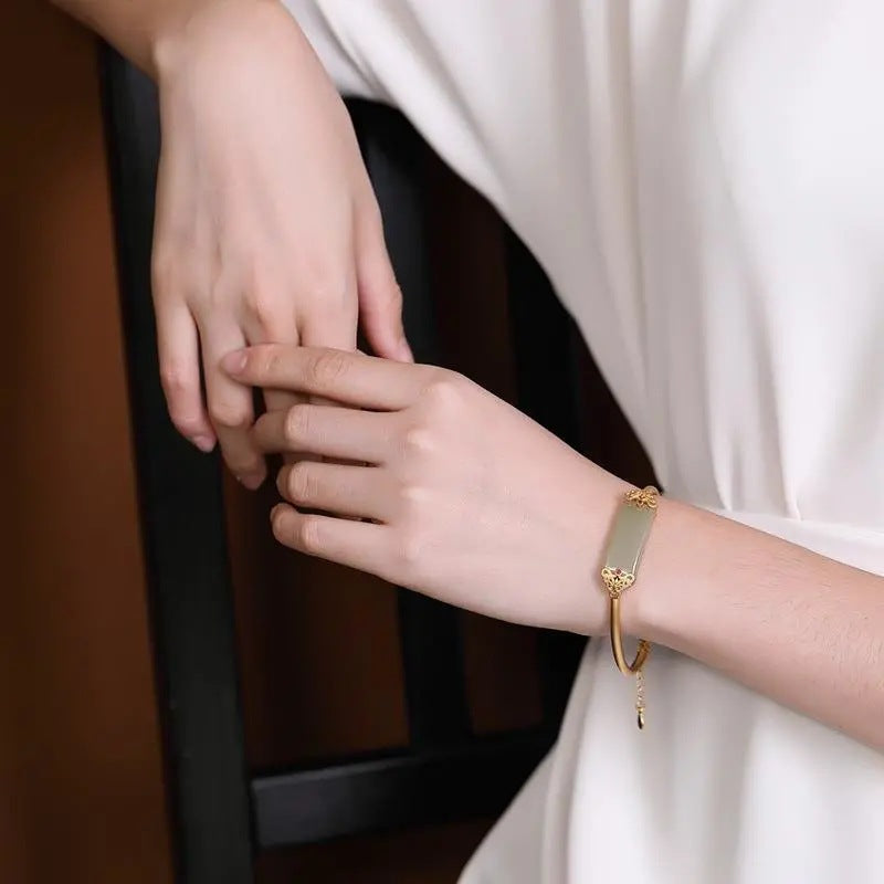 Delicate Artisan Gold Bracelet