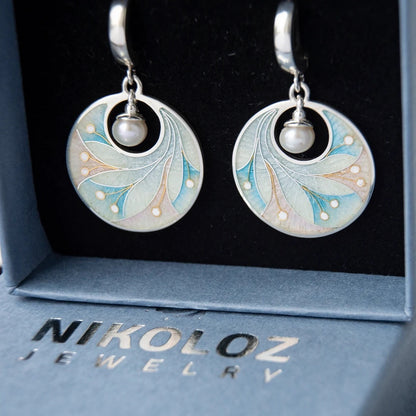 Delicate Artisan Pearl Earring