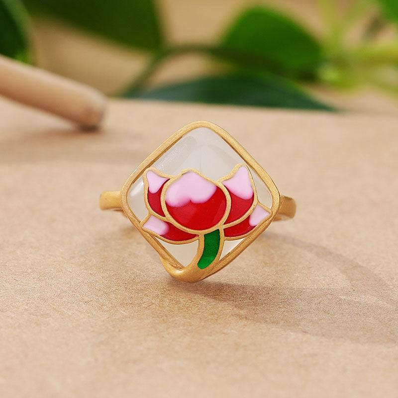 Delicate Artisan Silver Ring