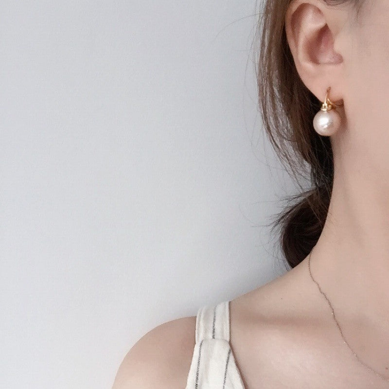 Delicate Artisan Pearl Earring