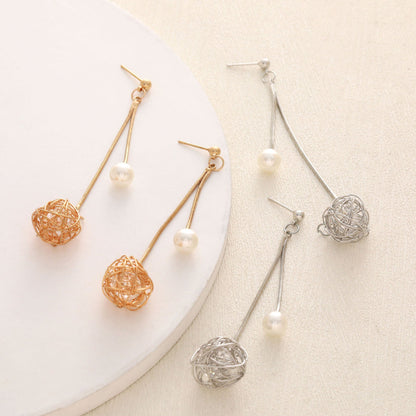 Vintage Handmade Pearl Earring