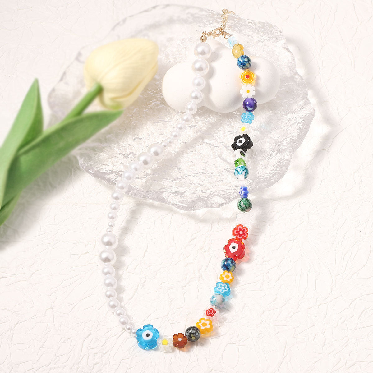 Delicate Artisan Pearl Necklace