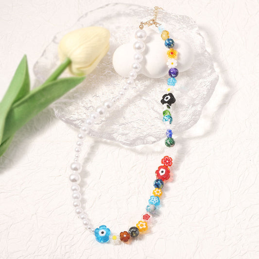 Delicate Artisan Pearl Necklace