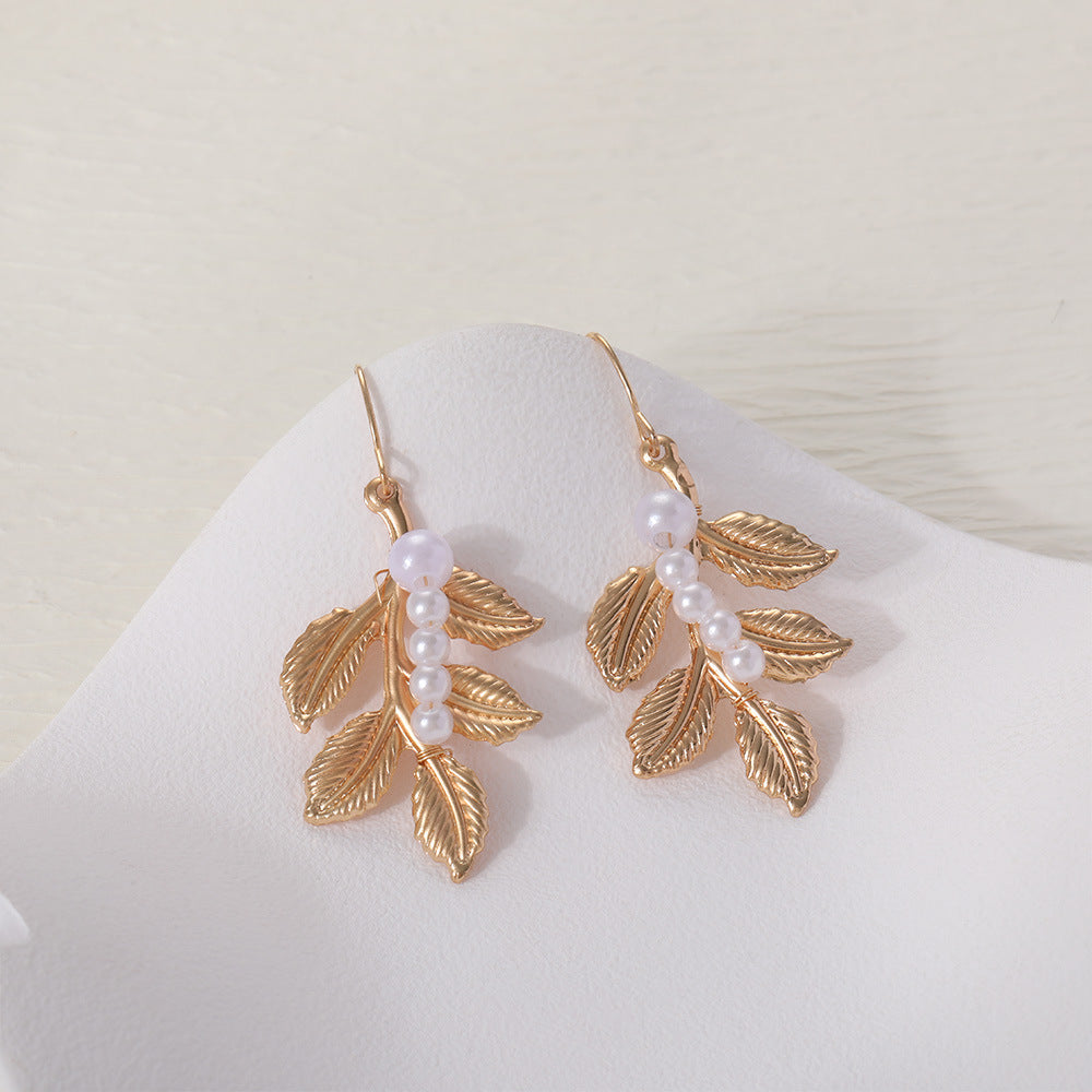 Delicate Artisan Pearl Earring